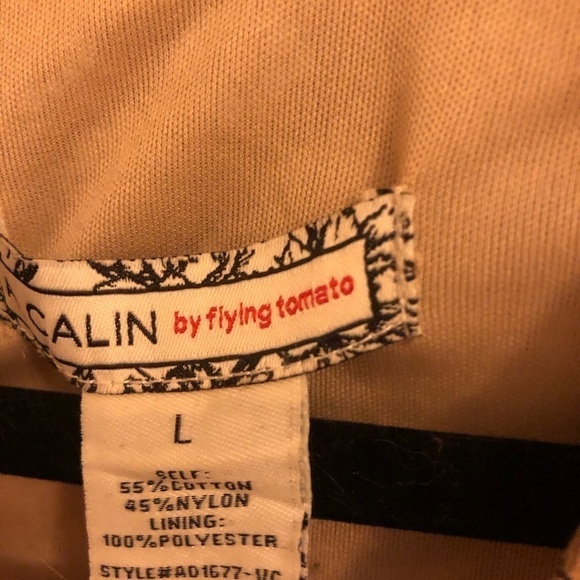 A. Calvin by Flying Tomato Black Lace with Bell Sleeve - Picture 4 of 10